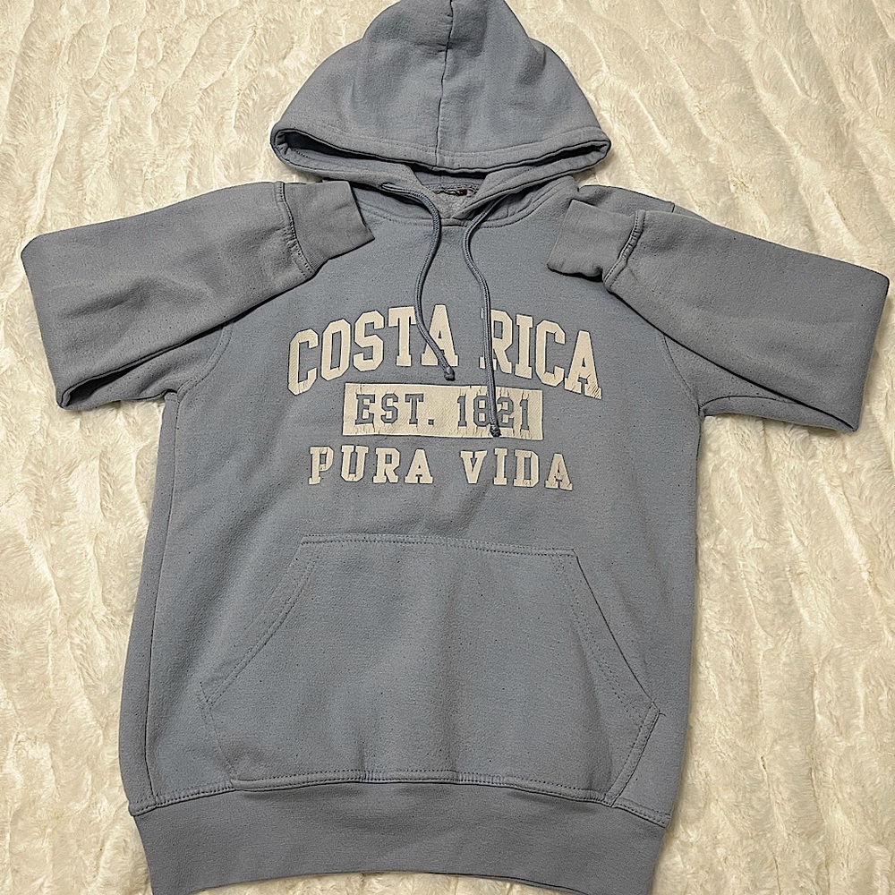baby blue Costa Rica hoodie